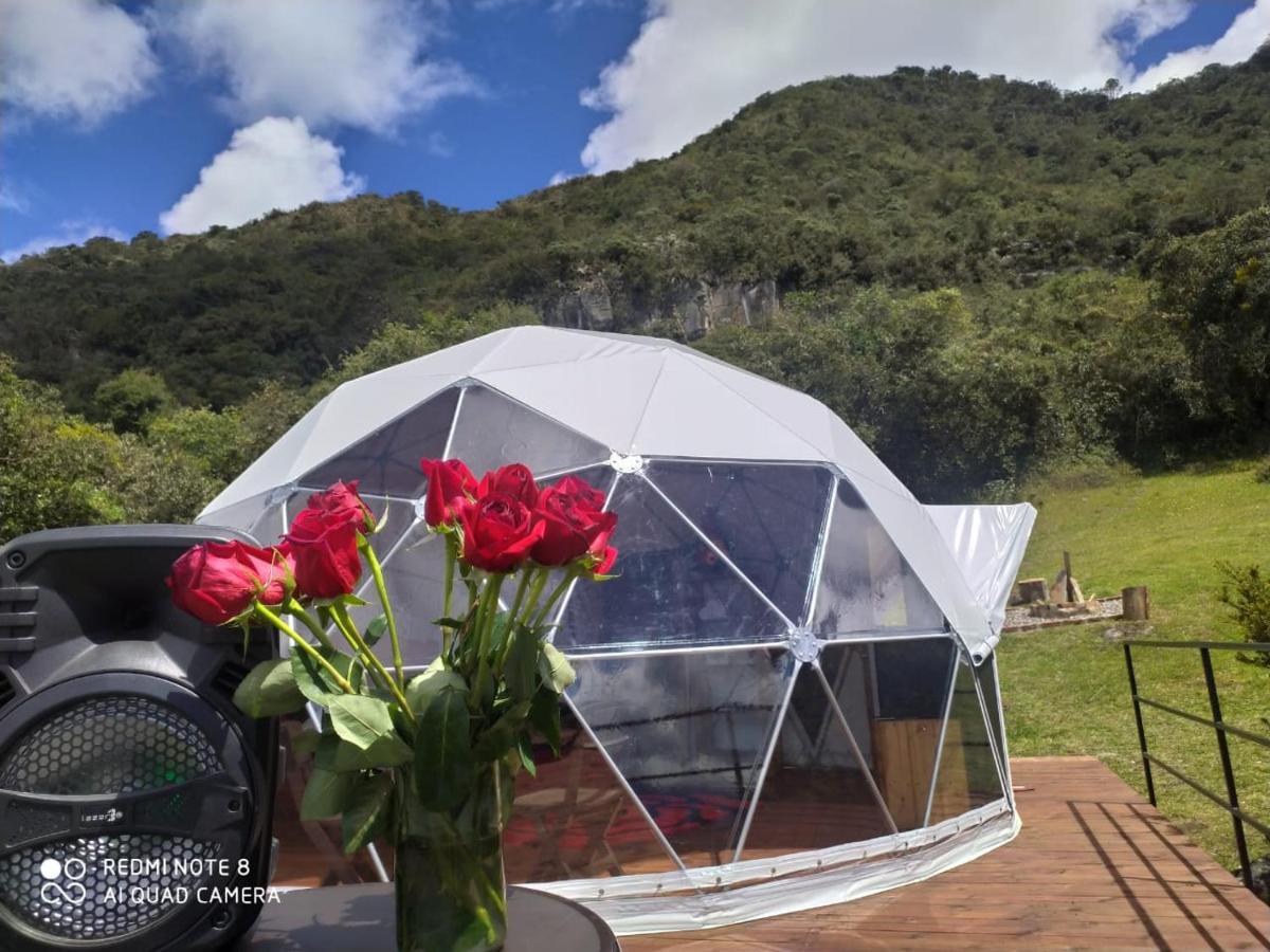 Glamping Hermoso Amanecer Guatavita Ngoại thất bức ảnh