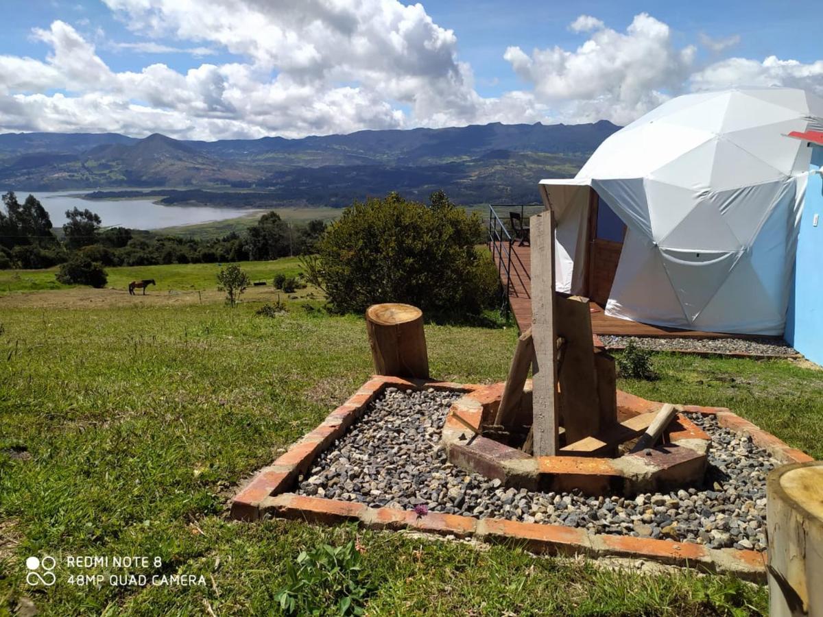 Glamping Hermoso Amanecer Guatavita Ngoại thất bức ảnh