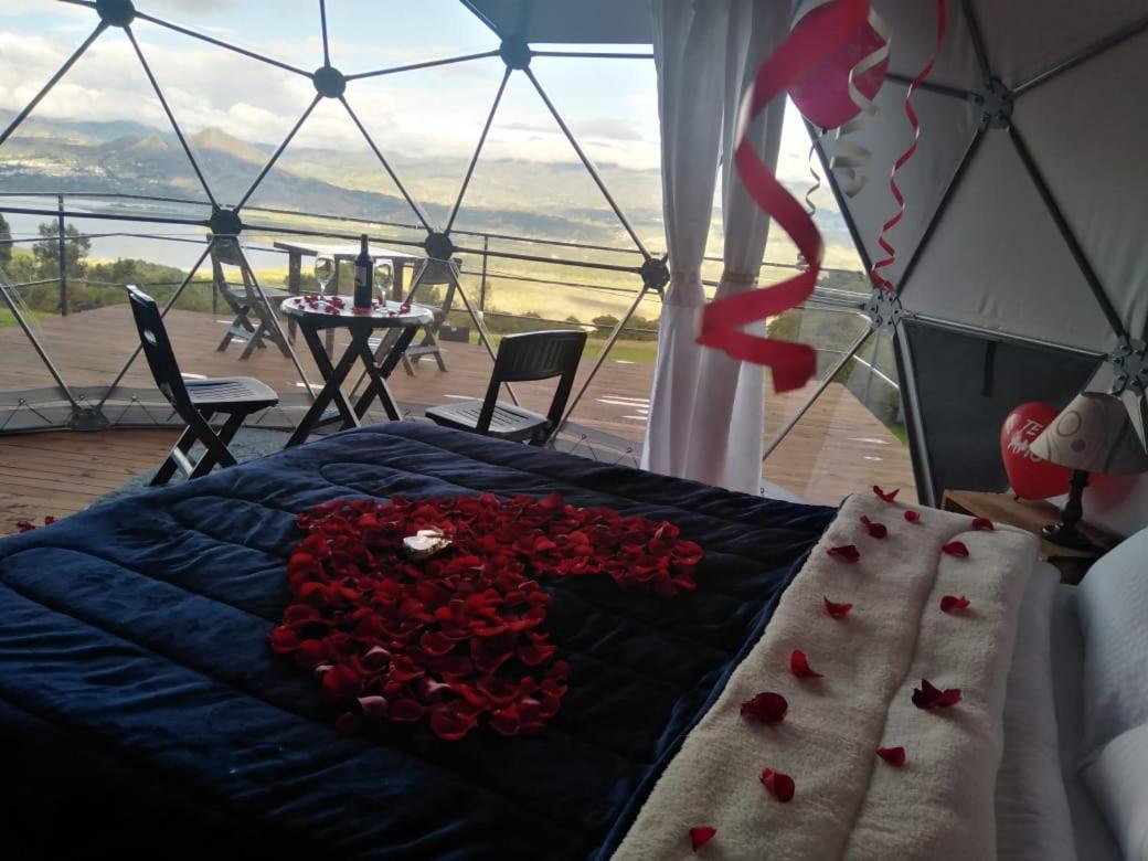 Glamping Hermoso Amanecer Guatavita Ngoại thất bức ảnh